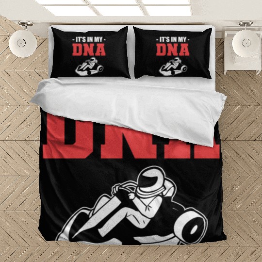 DNA Go Kart Racer And Karting Expert Gift Bedding Sets