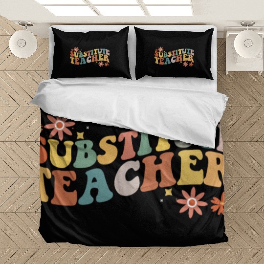 Substitute Teacher Back To School Sub Teacher Bedding Sets