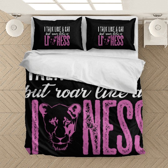 Lion Big Cat Talk Roar Mane Leo Pride Tamer Feline Bedding Sets