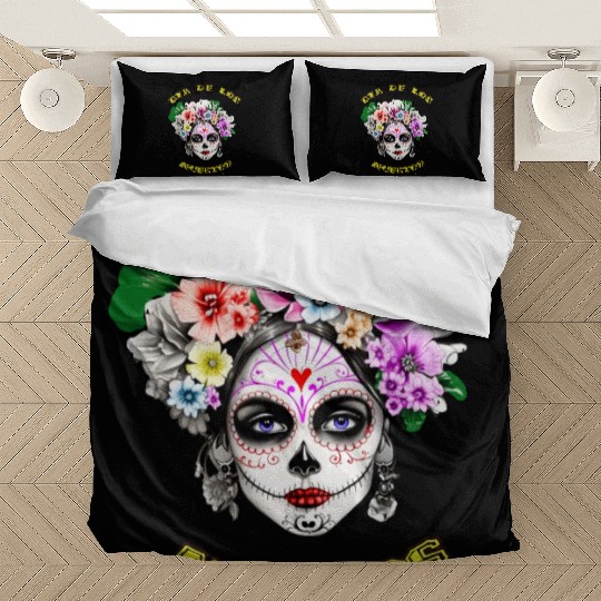flower girl - day of the dead Bedding Sets
