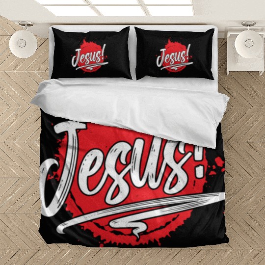 Love Jesus Christian Christmas Bedding Sets