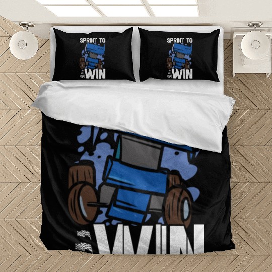 Sprint Car Mom Dirt Track Racing Racing Race Day Bedding Sets