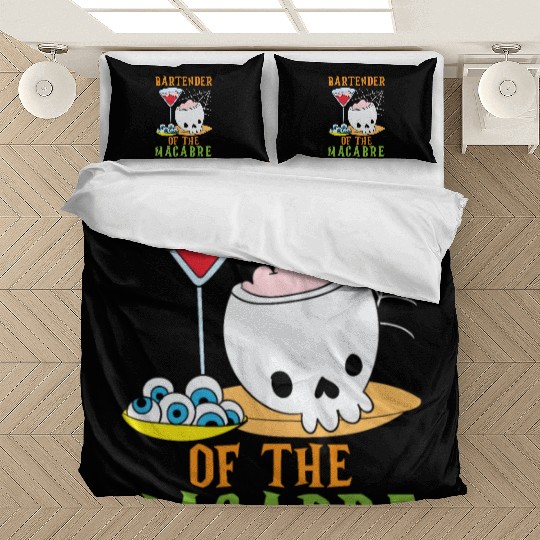 Bartender of the Macabre Bartender Halloween Bedding Sets