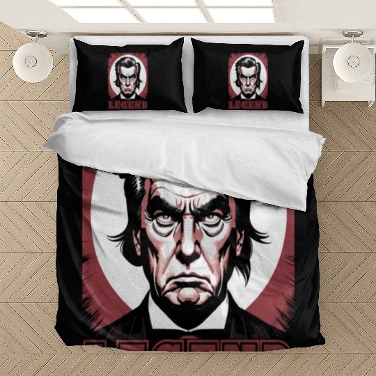Trump president 2024 mugshot never surrender Bedding Sets