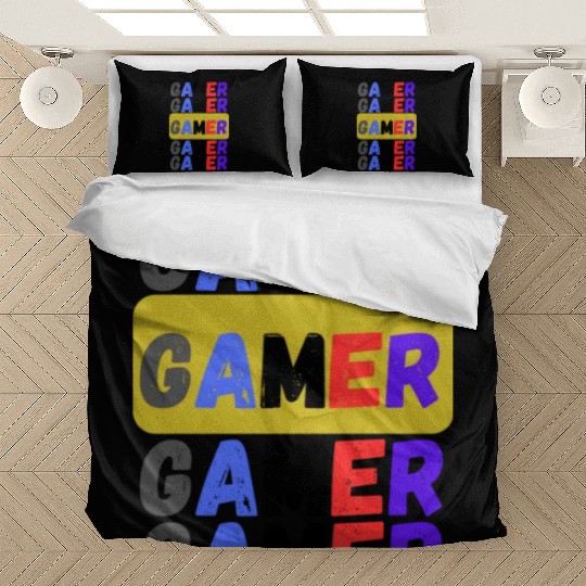 Distressed Retro Gamer Bedding Sets