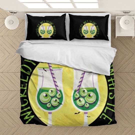 Wickedly Wet Your Whistle Bartender Halloween Bedding Sets