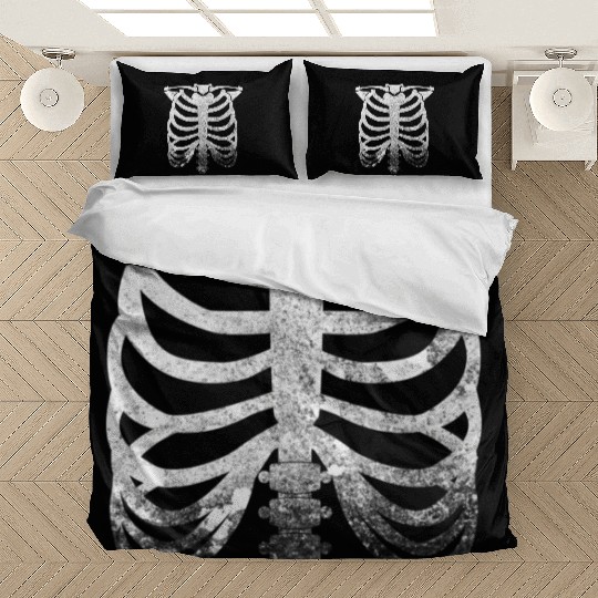 Halloween Skeleton Rib Cage Bedding Sets