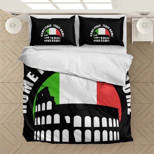 Rome Italy Tourist Guide Bedding Sets