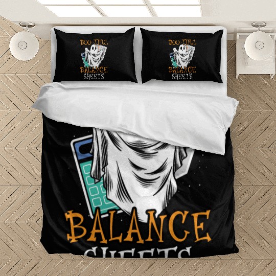Boo-tiful Balance Sheets Accountant Halloween Bedding Sets
