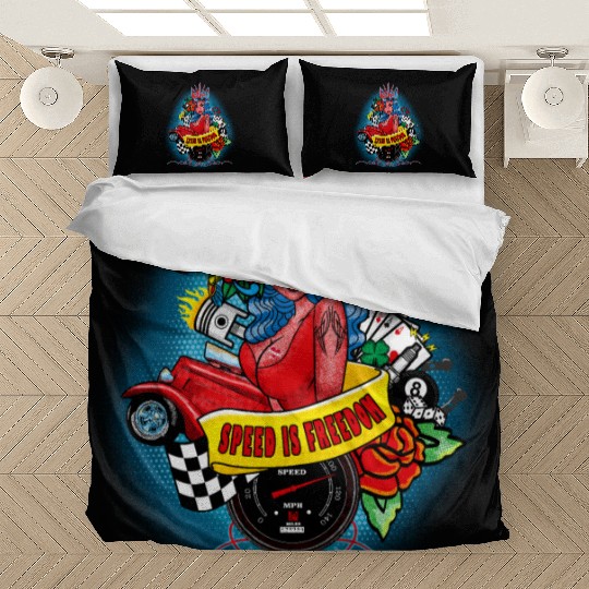 Pin up, Hot rod and Speedometer Bedding Sets