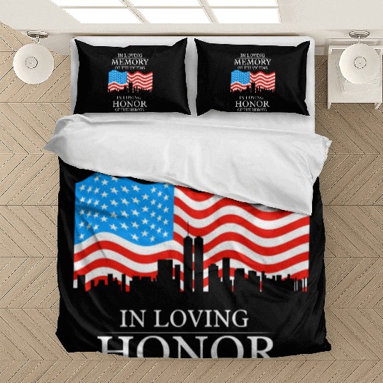 911 in loving memory Bedding Sets