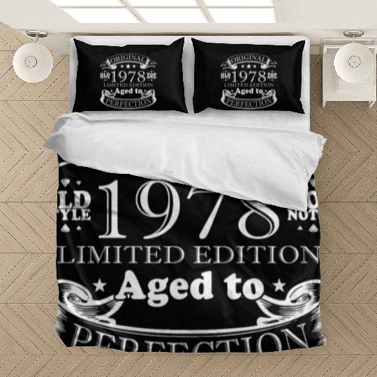 1978 vintage birthday year of birth 1978 gift Bedding Sets