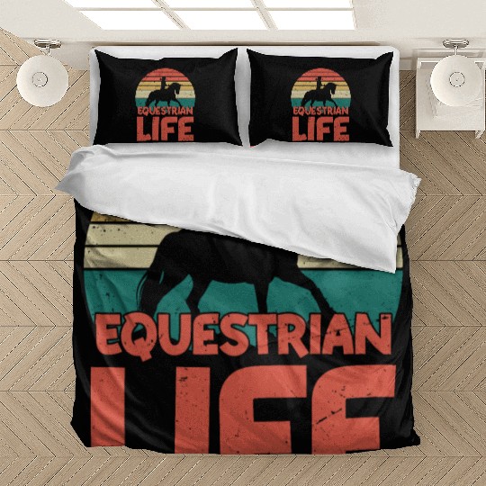 Equestrian Life Horseback Riding Girl Bedding Sets