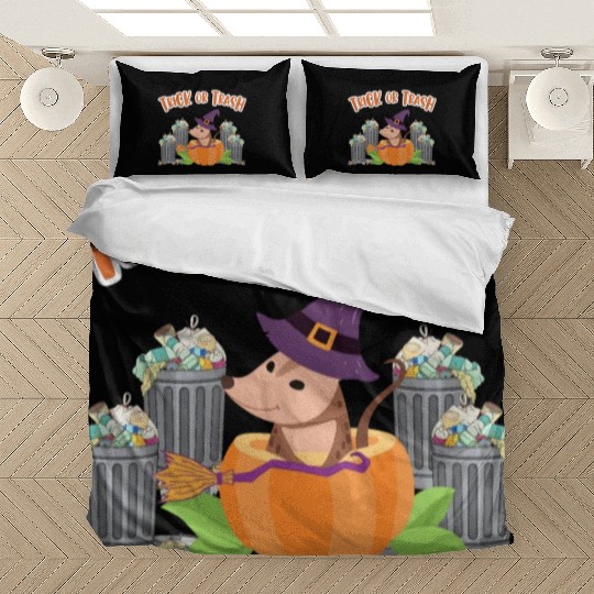 Trick or Trash Happy Halloween Bedding Sets
