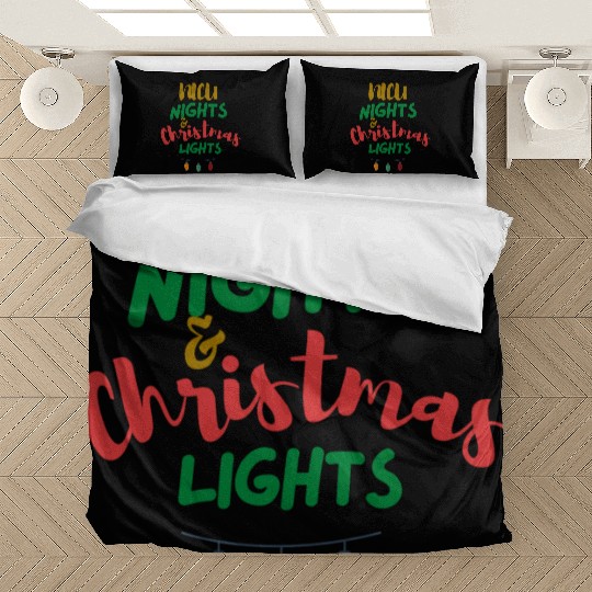 NICU Christmas | NICU nights & Christmas Lights Bedding Sets