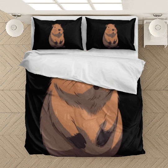 Capybara In Nature Bedding Sets
