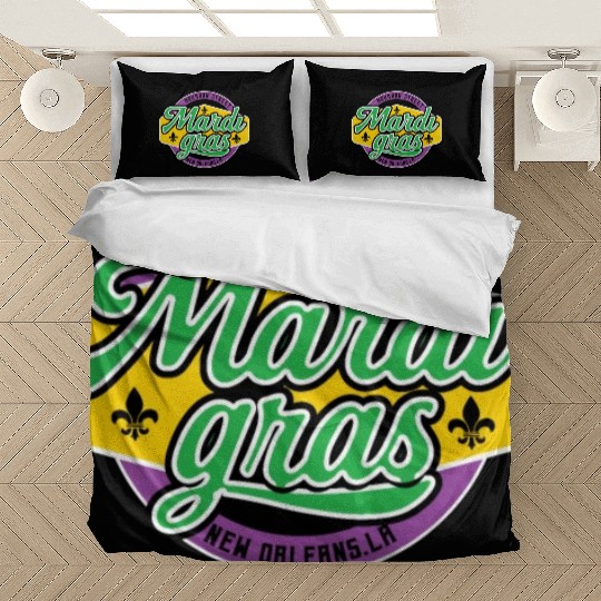 Mardi Gras Bourbon Street Bedding Sets