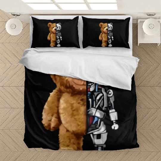 Teddy bear X Robot Bedding Sets