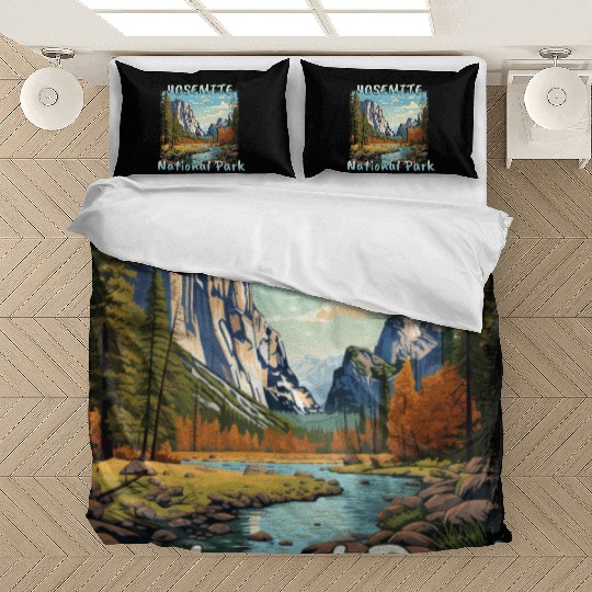 USA Yosemite National Park Sierra Nevada Colorful Bedding Sets