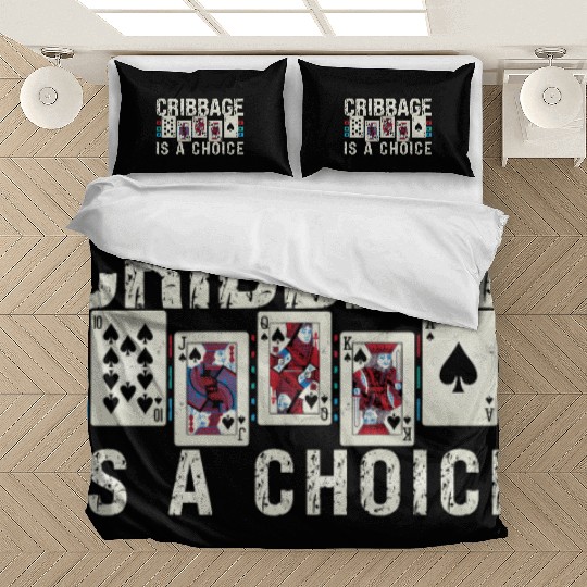 Cribbage Is A Choice Board Game Playing Cards Bedding Sets