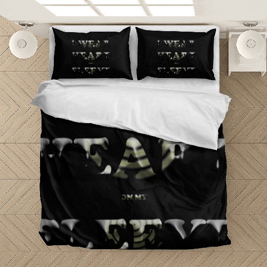 I wear my heart on my sleeve design Bedding Sets gift