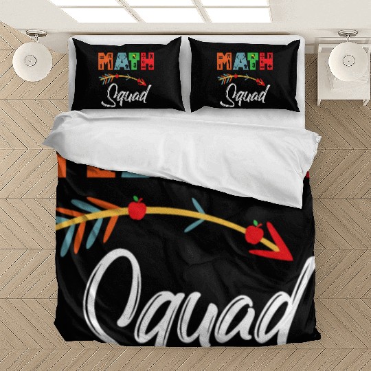 Math Squad Math Teacher Appreciation Bedding Sets