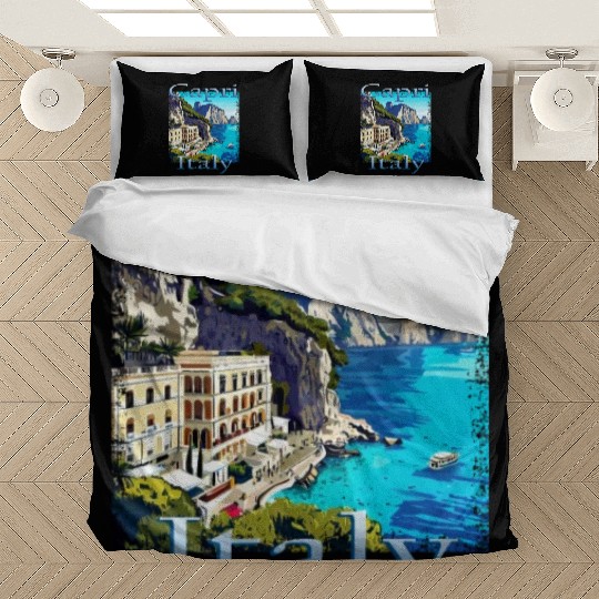 Italy Capri Campania Unique Design Bedding Sets