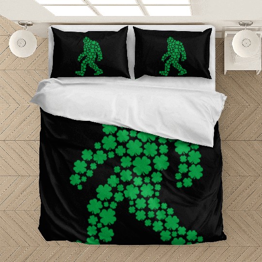 Clover Bigfoot St Patrick's Day Boys Shamrock Bedding Sets