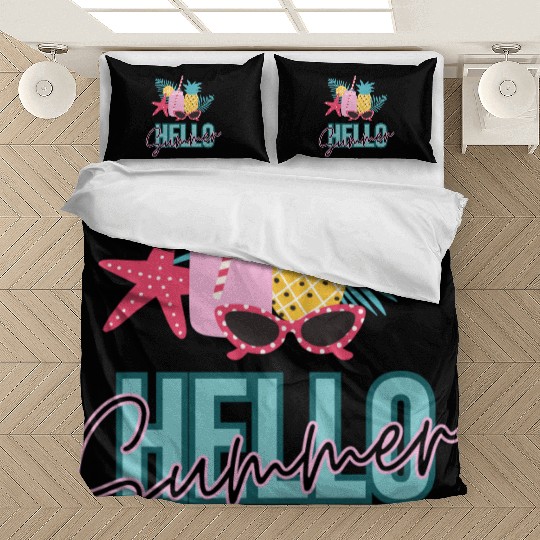 Hello Summer vibes Bedding Sets