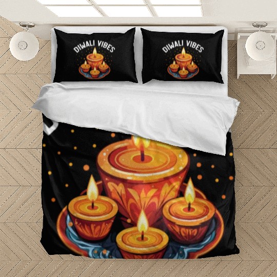 Happy Diwali Diwali Festival Indian Hindu Hinduism Bedding Sets