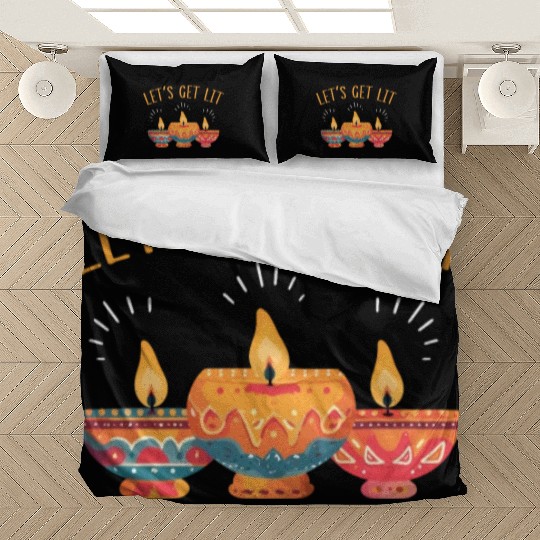 Happy Diwali Diwali Festival Indian Hindu Hinduism Bedding Sets