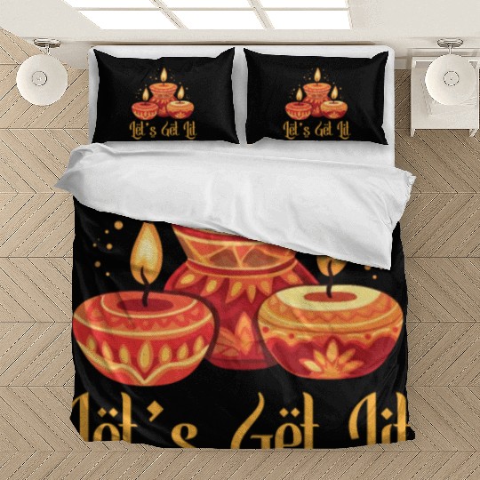 Happy Diwali Diwali Festival Indian Hindu Hinduism Bedding Sets