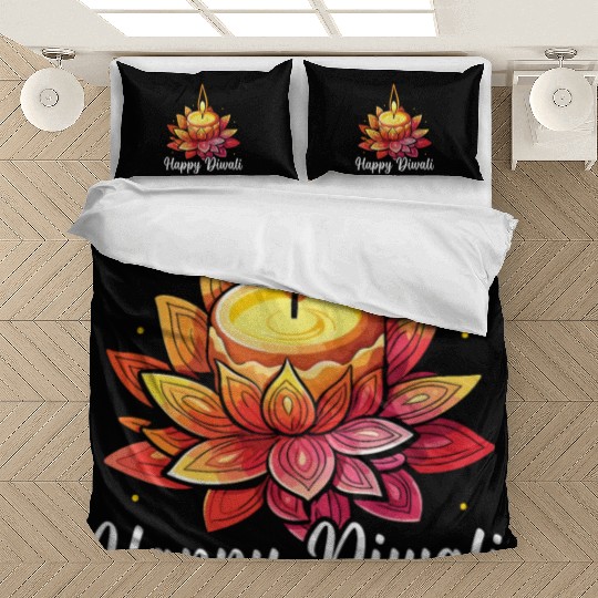 Happy Diwali Diwali Festival Indian Hindu Hinduism Bedding Sets