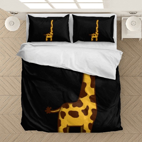 Funny Giraffe Without Head Cool Halloween Costume Bedding Sets