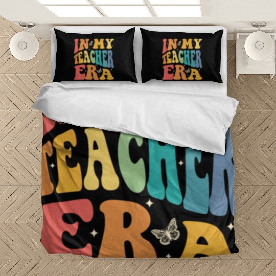 Groovy In My Teacher Era, Teachers, Teaching Bedding Sets