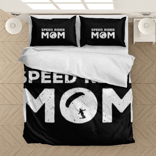 Funny Speed Rider Mom Mother's Day Bedding Sets