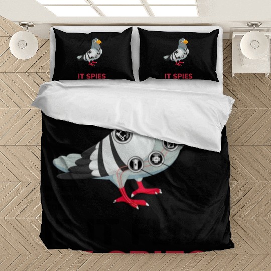 If It Flies It Spies Pigeon Anatomy Bird Aren t Bedding Sets