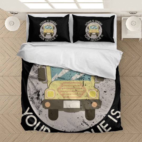 School Bus Conversion Design For A Skoolie Lover Bedding Sets