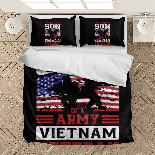 Proud Son Of A Army Vietnam Veteran Bedding Sets