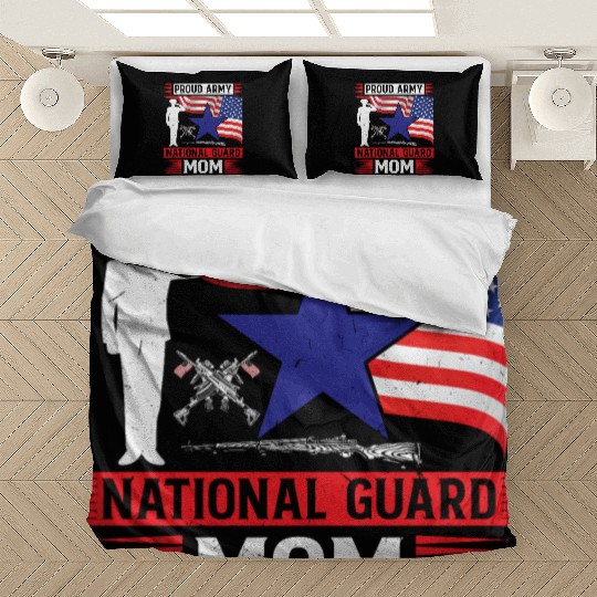 Proud Army National Guard Mom Bedding Sets