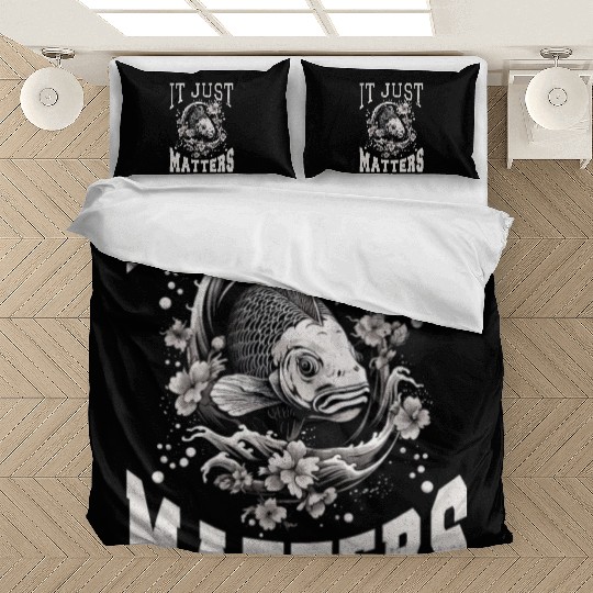 Koi Fish Koi Carp Japanese Koi Garden-Pond funny Bedding Sets