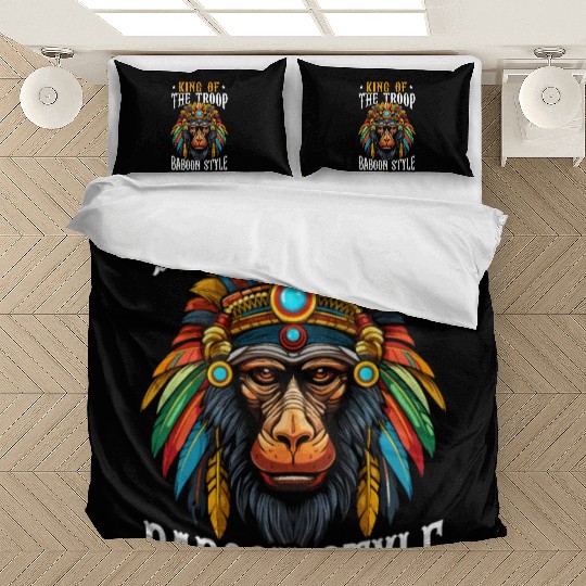 Baboon Monkey Lover Wildlife Animal Zookeeper Bedding Sets