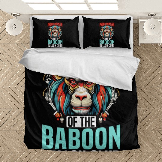 Baboon Monkey Lover Wildlife Animal Zookeeper Bedding Sets