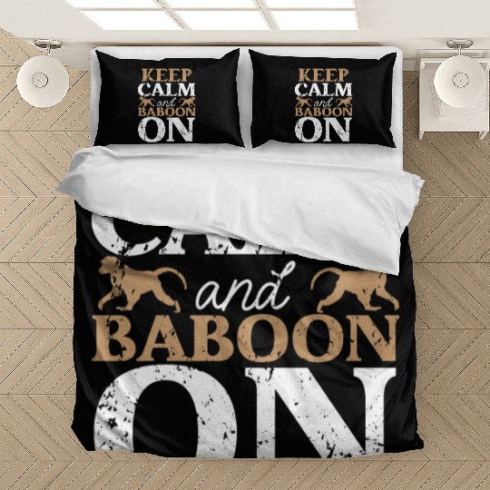 Baboon Monkey Lover Wildlife Animal Zookeeper Bedding Sets