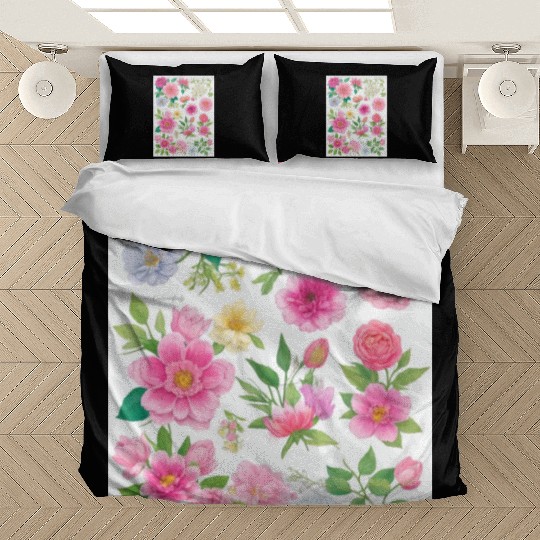 Lavender and Lilac Spring Flowers Bedding Sets