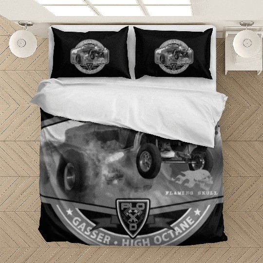 Hot Rod Gasser BW Bedding Sets