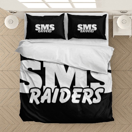 SMS Raider spirit wear and game day wear Bedding Sets