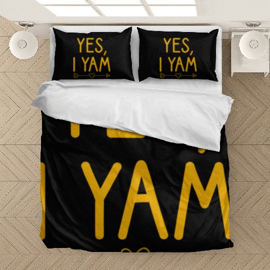 She s My Sweet Potato Yes I Yam Couple s Matching Bedding Sets