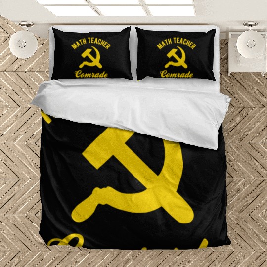 Communist Math Teacher Math Teacher Comrades Bedding Sets