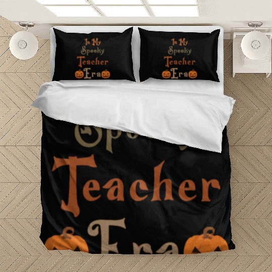 Funny Ghost, In My Spooky Teacher Era, Teacher Bedding Sets